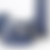 Biais lurex doux 20mm - 23 bleu marine / 1 m