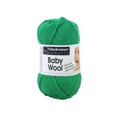 100 % laine vierge à crocheter ou tricoter spécial layette schachenmayr baby wool - vert  n° 71