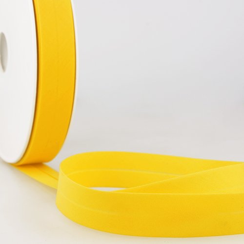Biais poly-coton 20 mm - 81 jaune citron / 1 m