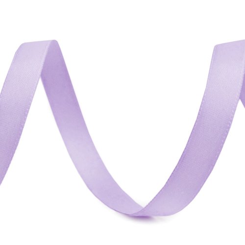 Ruban "toutextile" satin double face 10mm ferme mat - 501 violet clair / 1 m