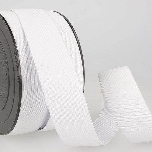 Élastique maille largeur 20 mm - 01 blanc / 1 m