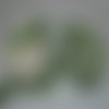 2nd choix : morceau 85cm ruban velours largeur 36 mm vert olive 53