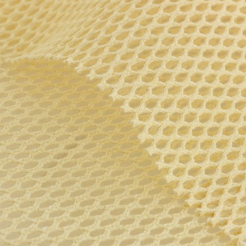 Tissu filet mesh bio 100 % coton biologique oeko tex certifié gots – naturel / 50 cm