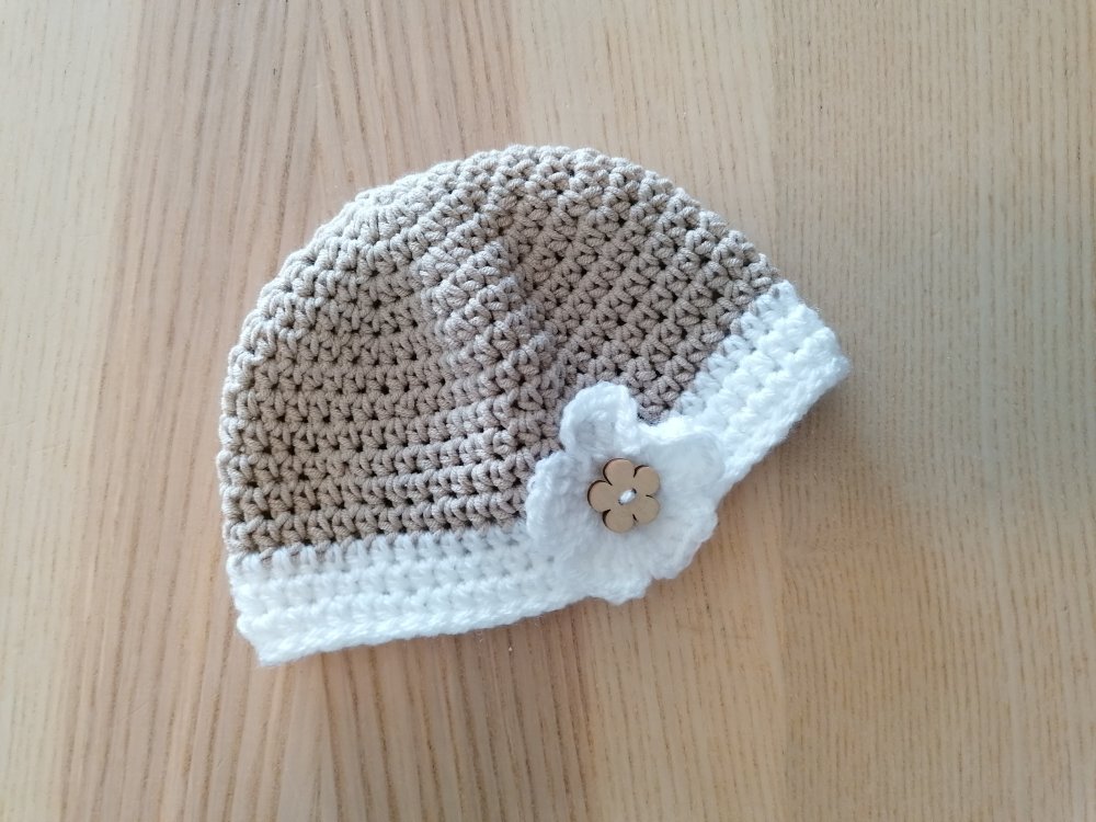 Bonnet 3 Mois Crochet Layette Fait Main Un Grand Marche