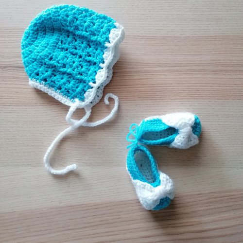 Bonnet 3 Mois Crochet Layette Fait Main Un Grand Marche