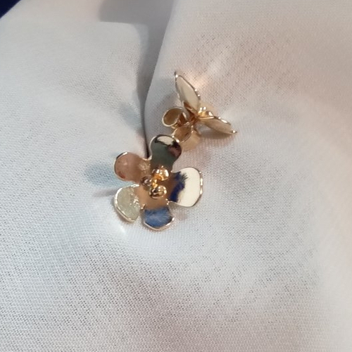 Boucles d’oreilles ”bouton d’or”