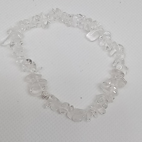 Bracelet cristal de roche mixte