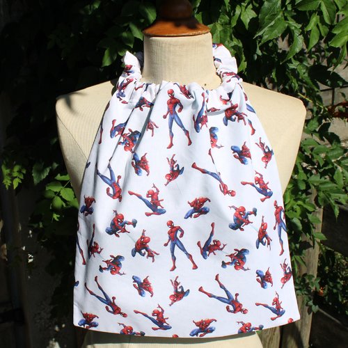 Serviette  élastiquée *spiderman"