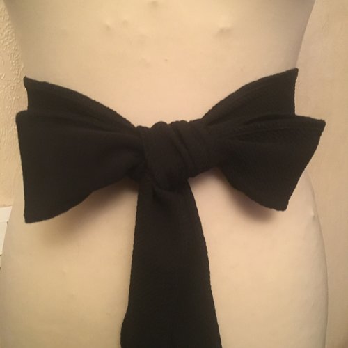 Ceinture femme,ceinture en maille fine,de polyester et elasthane,couleur noire,cadeau femme,accessoires