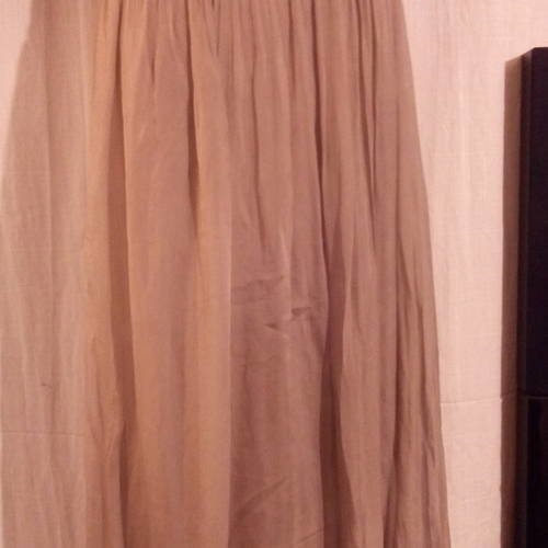 longue jupe en soie