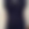Long gilet sans manches couleur noir 