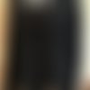 Tunique manches longues en coton brodé de couleur noir 