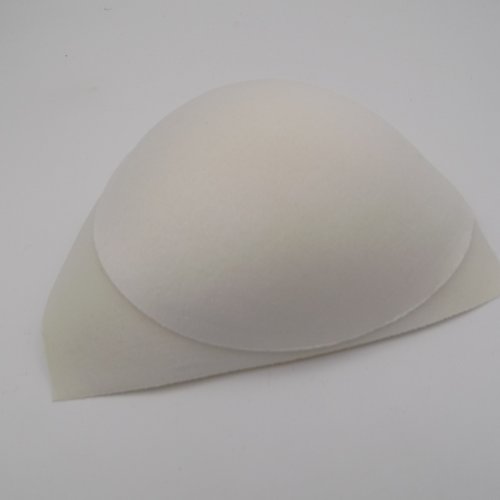 Deux épaulettes matelassé,couleur blanche,accessoires vêtements,fournitures