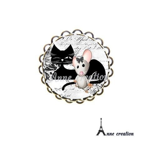 Bague Les Inseparables Chat Noir Souris Noeud Ecriture Un Grand Marche