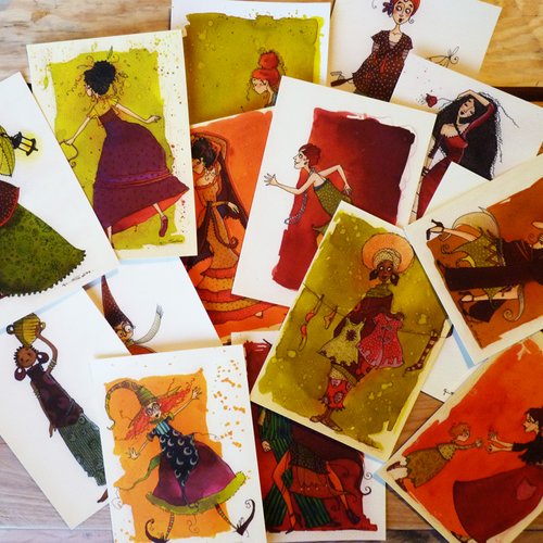 100 cartes postales à 17€ frais de port compris.