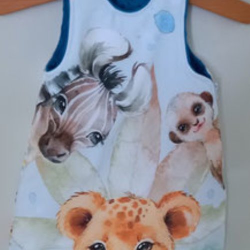 Gigoteuse turbulette bébé  léopard