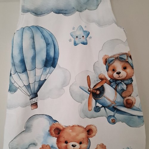 Gigoteuse turbulette nid d'ange bébé oursons