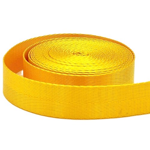 Sangle 25mm polyester brillant à chevrons pour anse de sac sacs à dos sac banane tote-bag harnais animal couture créations sangles
