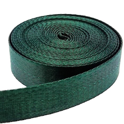 Sangle 25mm polyester brillant à chevrons pour anse de sac sacs à dos sac banane tote-bag harnais animal couture créations sangles