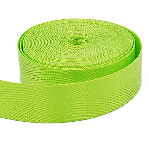 Sangle 25mm polyester brillant à chevrons pour anse de sac sacs à dos sac banane tote-bag harnais animal couture créations sangles