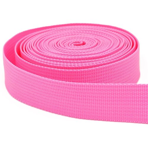 Sangle de polypropylène 25mm 30 couleurs pour sacs à dos sac banane tote-bag anse de sac sangles pour sacs couture fait main