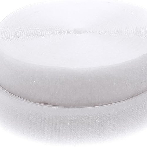 Sangle bande de scratch autoagrippant en nylon 25mm 32mm 38mm disponible en noir et blanc crochet et boucle