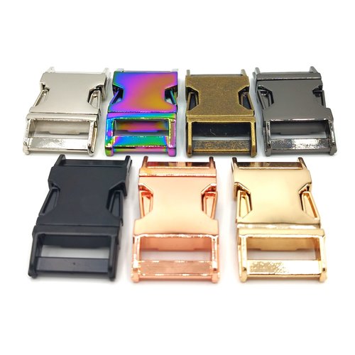 Boucle clip fermeture cartable en métal pour sangle 25mm sacs sac à dos sac banane créations sacs ceintures boucle clipse élégante