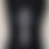 Long collier ethnique turquoise de demi-cylindre argenté avec des grenades tombantes