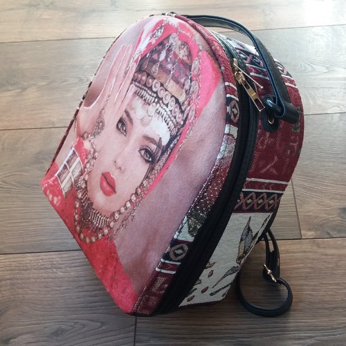 Sac à dos artisanale taraz, sac de tapis arménien, sac ethnique - Un