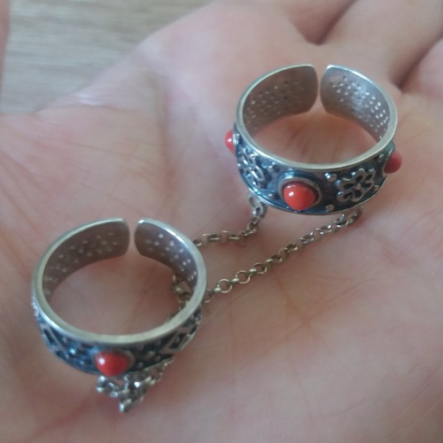 Bague En Argent Avec Motif Grenades – Taille 52-53, Neuf Sans Emballage