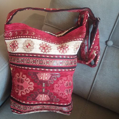Sac en bandoulière artisanale, sac en bandoulière arménien