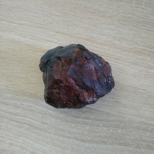 Obsidienne acajou brute, pierres naturelles précieuses, pierres de guérison, chakra 393gr
