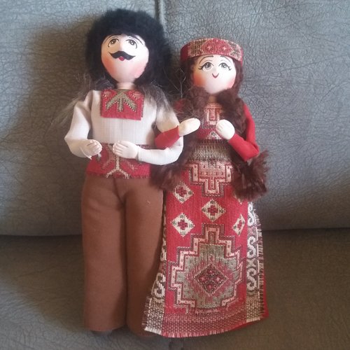 Poupées folkloriques arméniennes, poupées de collection