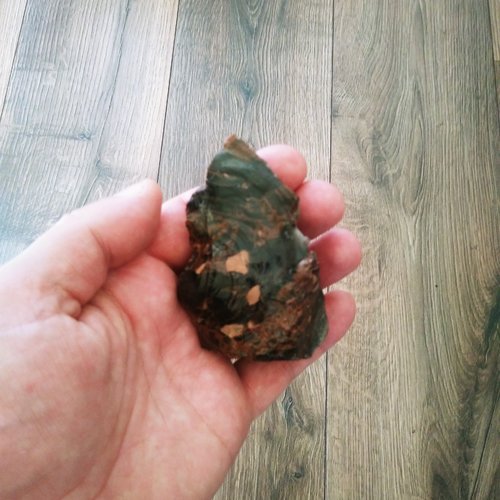 Obsidienne acajou brute, pierres naturelles précieuses, pierres de guérison, chakra 119gr