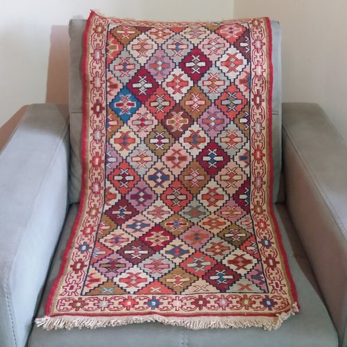 Tapis arménien artisanale, tapis ethnique, moquette fait main traditionnel
