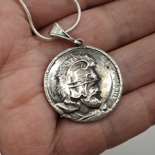 Vardan mamikonyan et le signe de l’éternité pendentif en argent sterling, bijoux arméniens