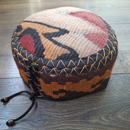 Chapeau arménien de broderie à la main, chapeau de taraz, ethnique, traditionnel