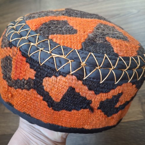 Chapeau arménien de broderie à la main, chapeau de taraz, ethnique, traditionnel
