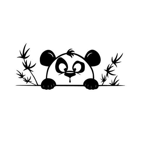 Panda thermocollant personnalisable