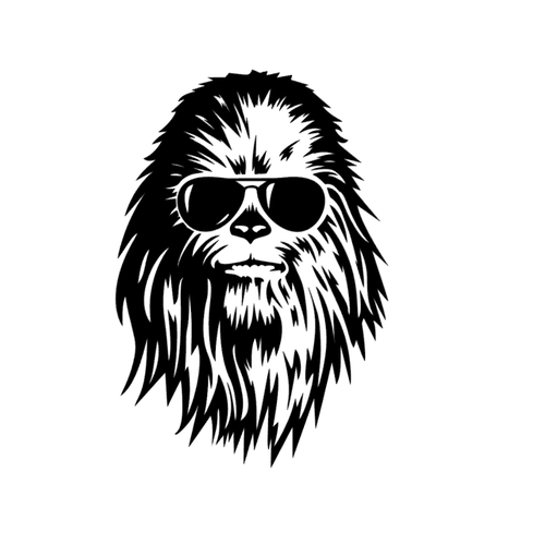 Chewbacca thermocollant personnalisable