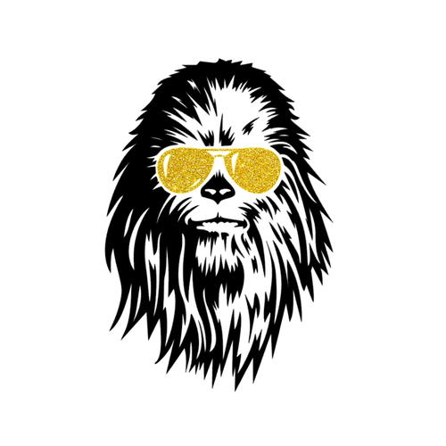 Chewbacca thermocollant personnalisable