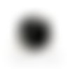 Perle acrylique chiffre " 1 " cube noir 6mm