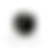 Perle acrylique chiffre " 3 " cube noir 6mm