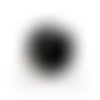Perle acrylique chiffre " 7 " cube noir 6mm