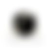 Perle acrylique chiffre " 9 " cube noir 6mm