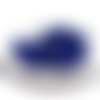 10 perles en silicone bleu foncé 10 mm