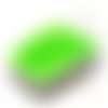 50 perles acrylique 10 mm vert fluo