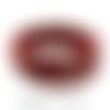 Cordon suédine 5 x 1.5 mm rouge cramoisi vendu au mètre