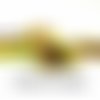 10 mètres de soutache 3 mm - 5 brins de 2 mètres mauve marron vert fluo jaune écru