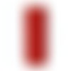 1 bobine de fil style coton ciré en polyester tressé 1 mm rouge (x 50 m.)